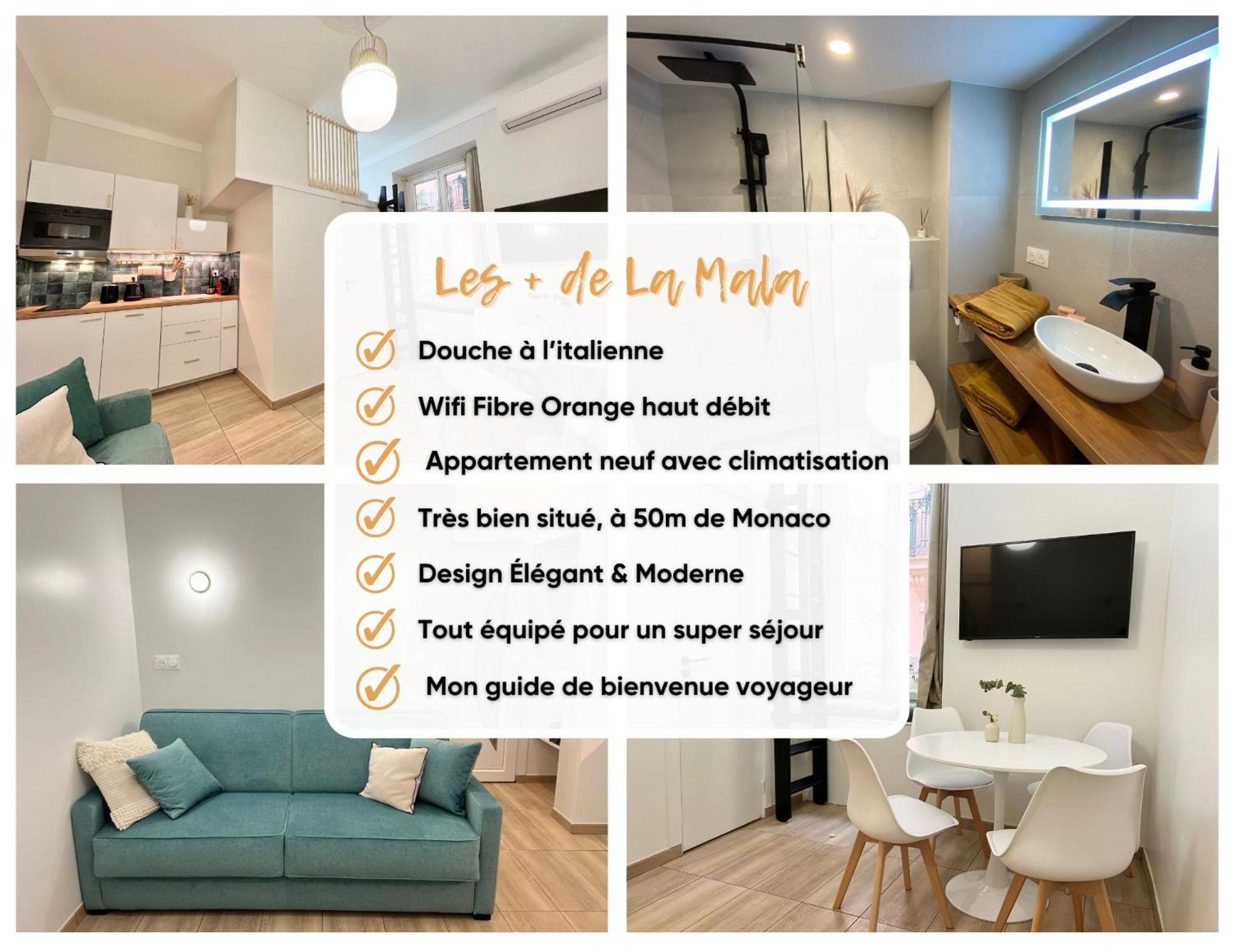 Appartements Neuf - Frontiere De Monaco - Clim - Wifi カップダイユ エクステリア 写真
