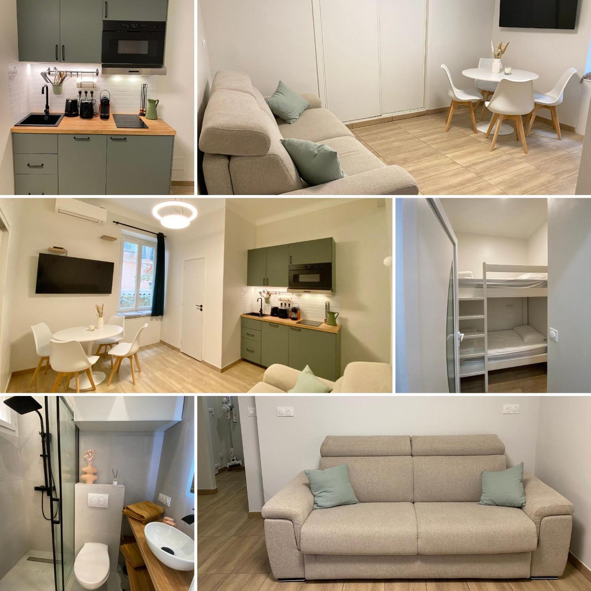Appartements Neuf - Frontiere De Monaco - Clim - Wifi カップダイユ エクステリア 写真